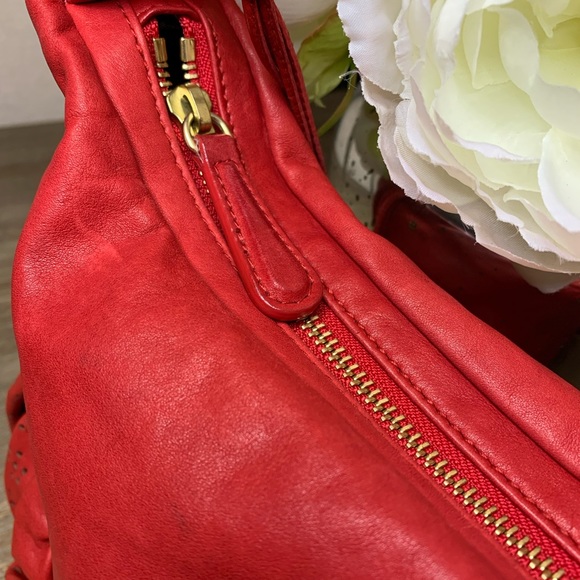 Authentic Dior Gypsy Ruffle Bag in Red *Limited time offer* - Picture 7 of 13